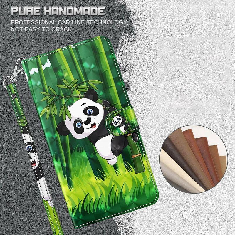 Housse iPhone 13 Pro Panda et Bambou