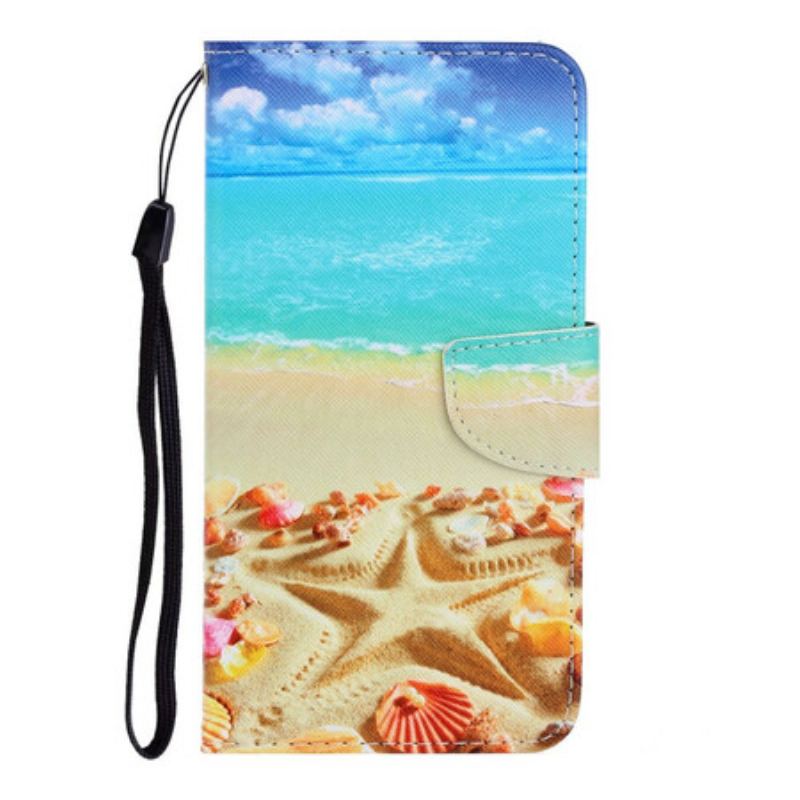 Housse iPhone 13 Pro Plage à Lanière