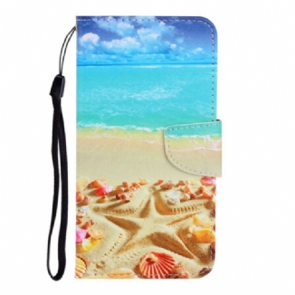 Housse iPhone 13 Pro Plage à Lanière