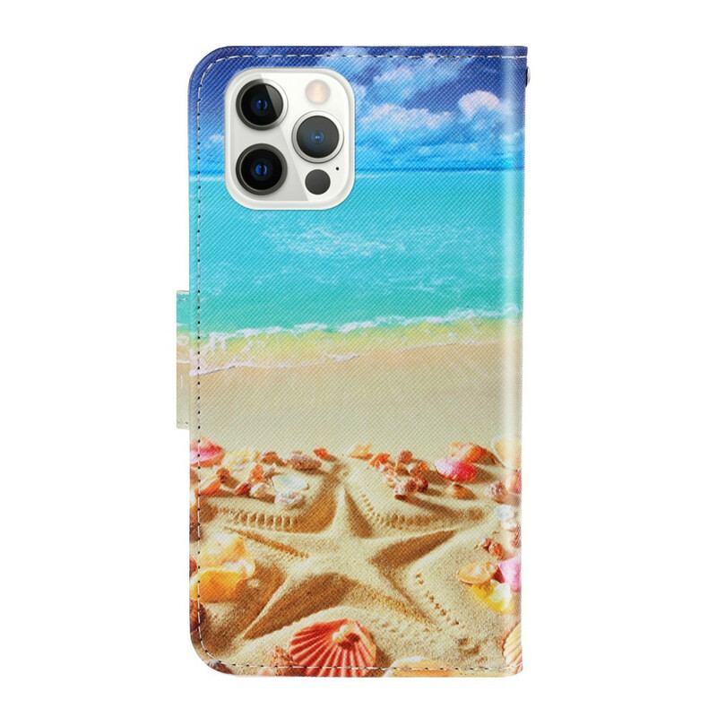 Housse iPhone 13 Pro Plage à Lanière