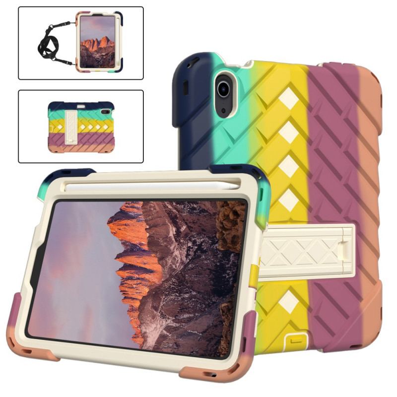 Coque iPad Mini 6 (2021) Super Résistante avec Support et Bandoulière Color