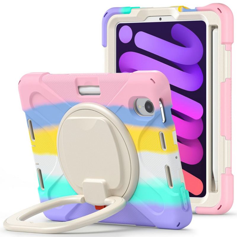 Coque iPad Mini 6 (2021) Ultra Résistante Anneau-Support Color