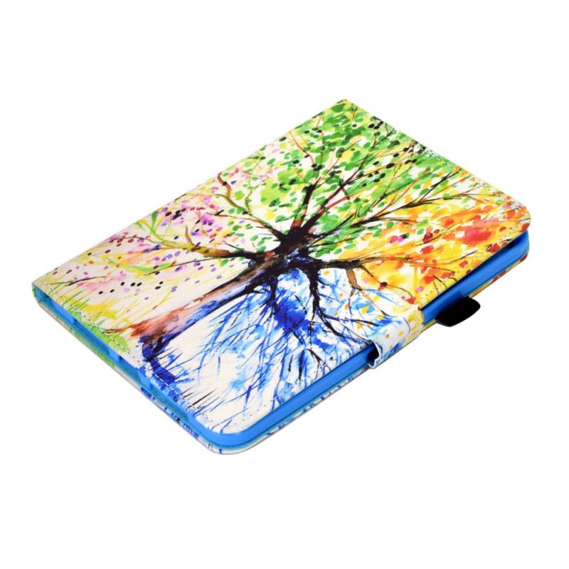 Housse iPad Mini 6 (2021) Arbre Aquarelle