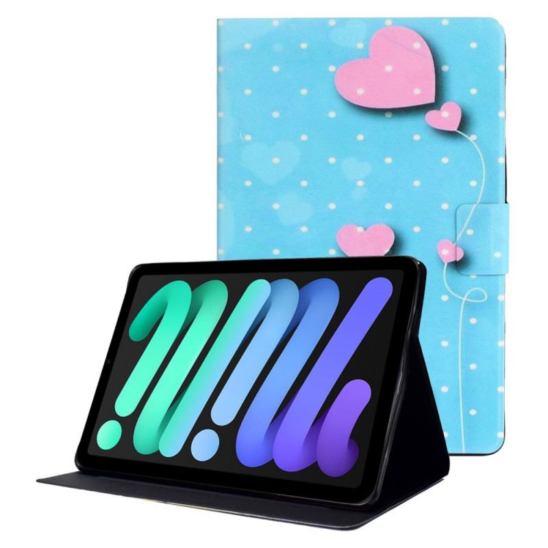 Housse iPad Mini 6 (2021) Ballons Coeurs