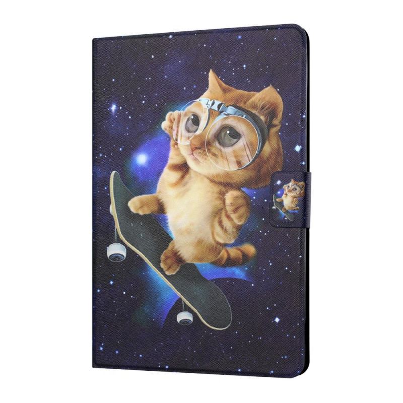 Housse iPad Mini 6 (2021) Chat Skateboard