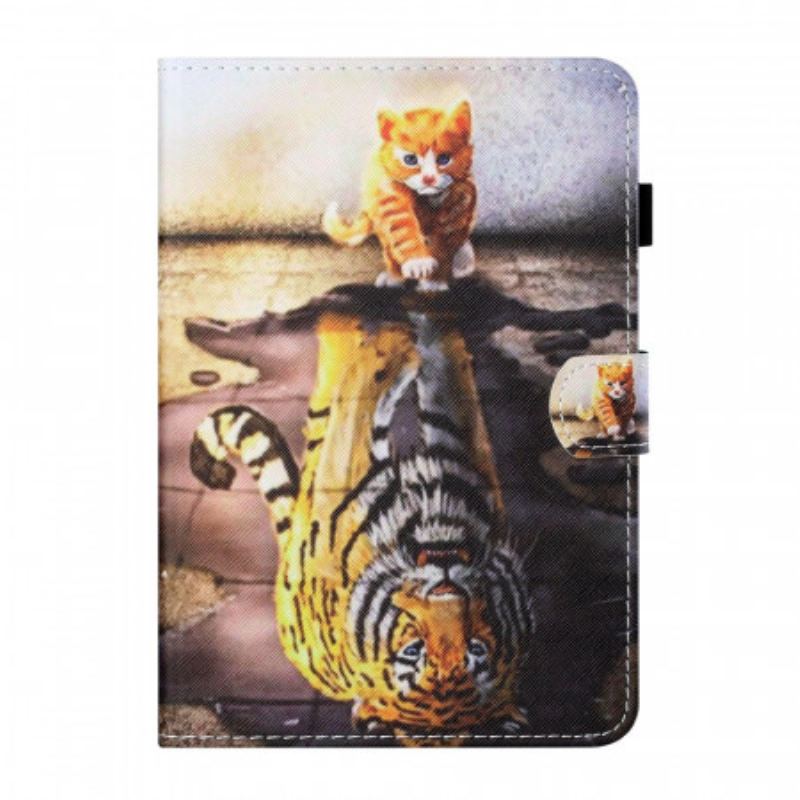 Housse iPad Mini 6 (2021) Chaton Art