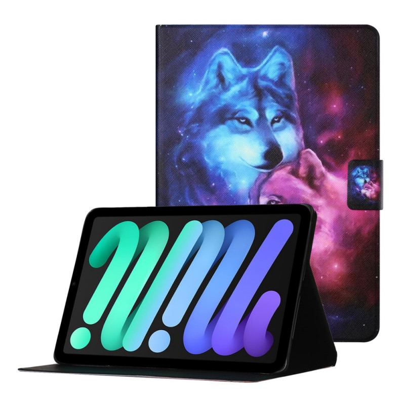 Housse iPad Mini 6 (2021) Couple de Loups