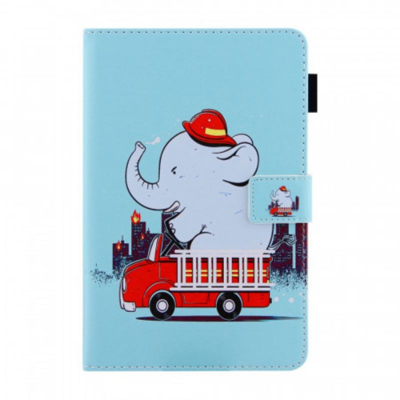 Housse iPad Mini 6 (2021) Éléphant Pompier