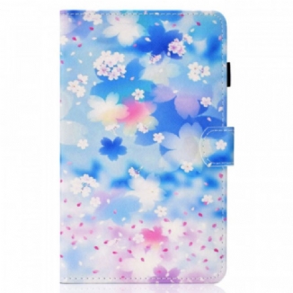 Housse iPad Mini 6 (2021) Fleurs Aquarelle