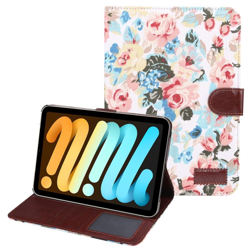 Housse iPad Mini 6 (2021) Fleurs Liberty