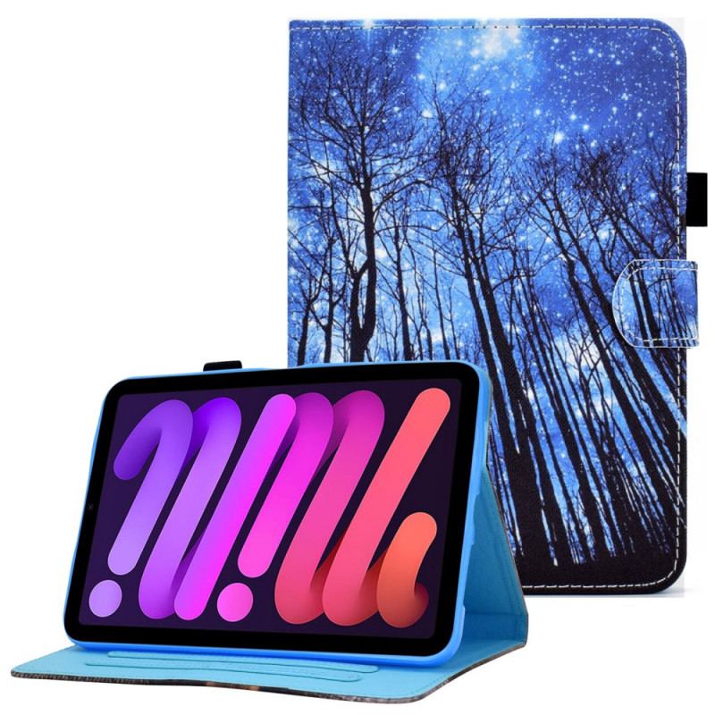 Housse iPad Mini 6 (2021) Forêt la Nuit