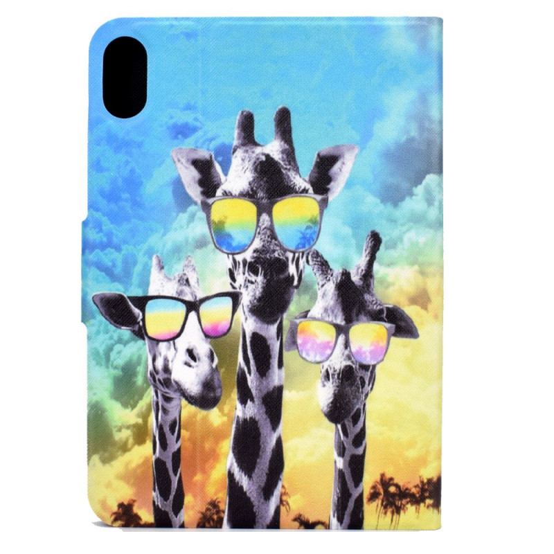 Housse iPad Mini 6 (2021) Funky Girafes