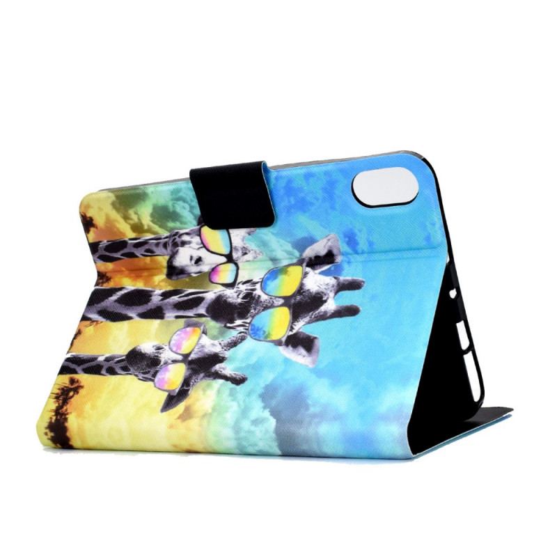 Housse iPad Mini 6 (2021) Funky Girafes