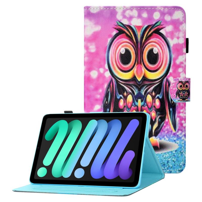 Housse iPad Mini 6 (2021) Hibou Éclaté