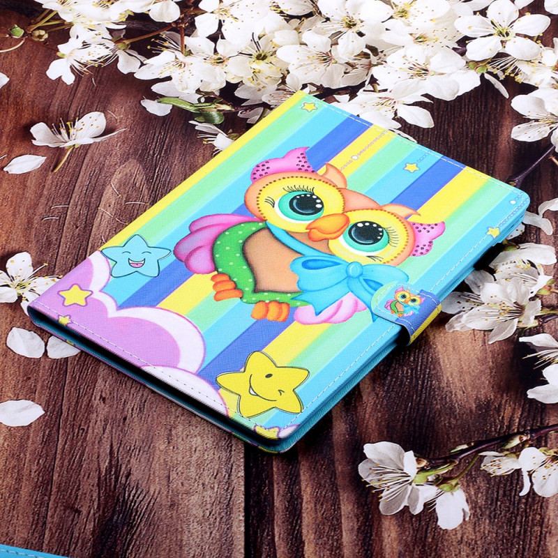 Housse iPad Mini 6 (2021) Hibou Multicolore