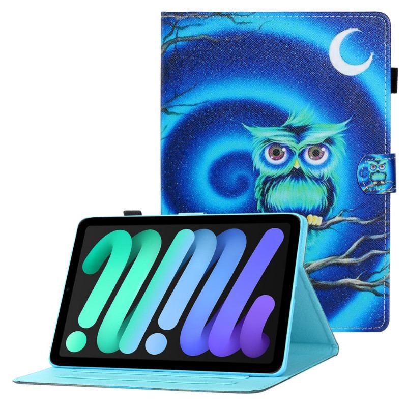 Housse iPad Mini 6 (2021) Hibou Nocturne