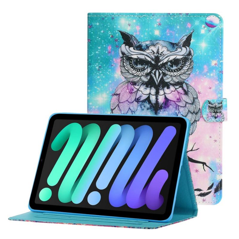 Housse iPad Mini 6 (2021) Hibou Royal