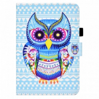 Housse iPad Mini 6 (2021) Hibou Tribal