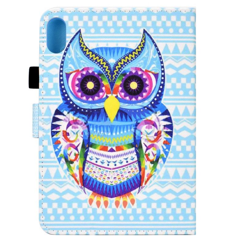 Housse iPad Mini 6 (2021) Hibou Tribal