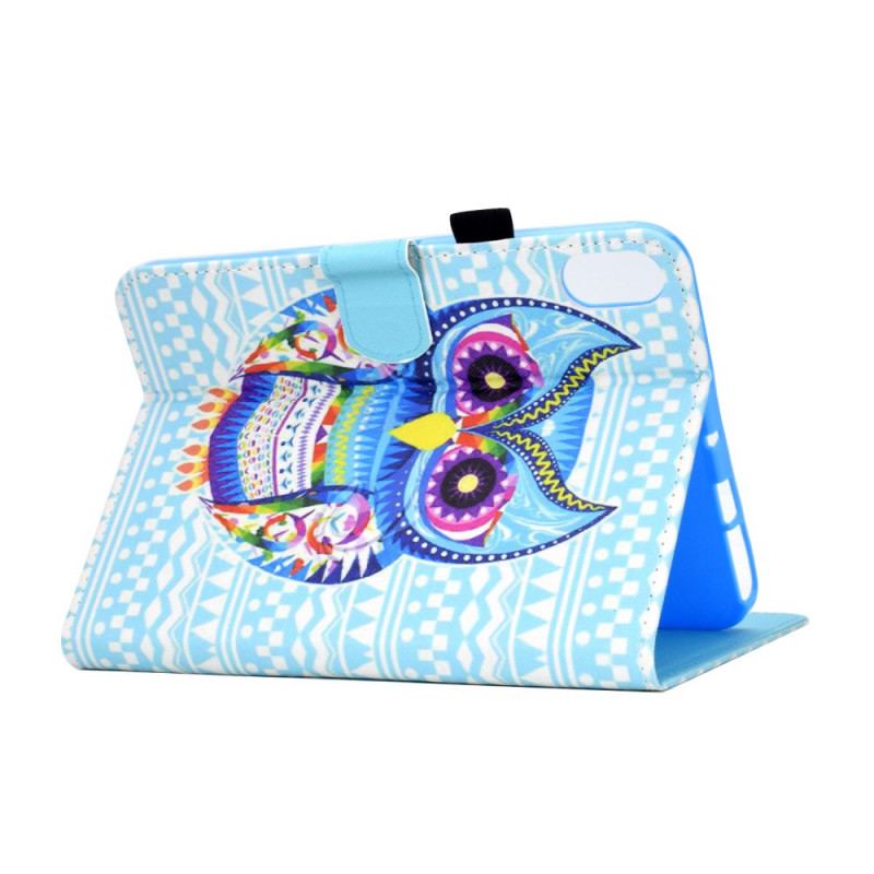 Housse iPad Mini 6 (2021) Hibou Tribal