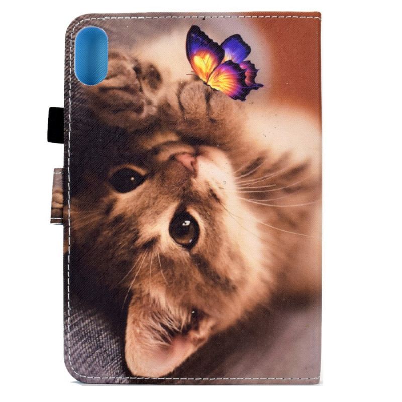 Housse iPad Mini 6 (2021) Mon Chaton et Papillon