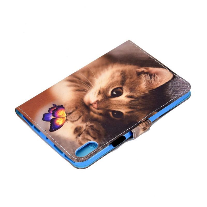 Housse iPad Mini 6 (2021) Mon Chaton et Papillon