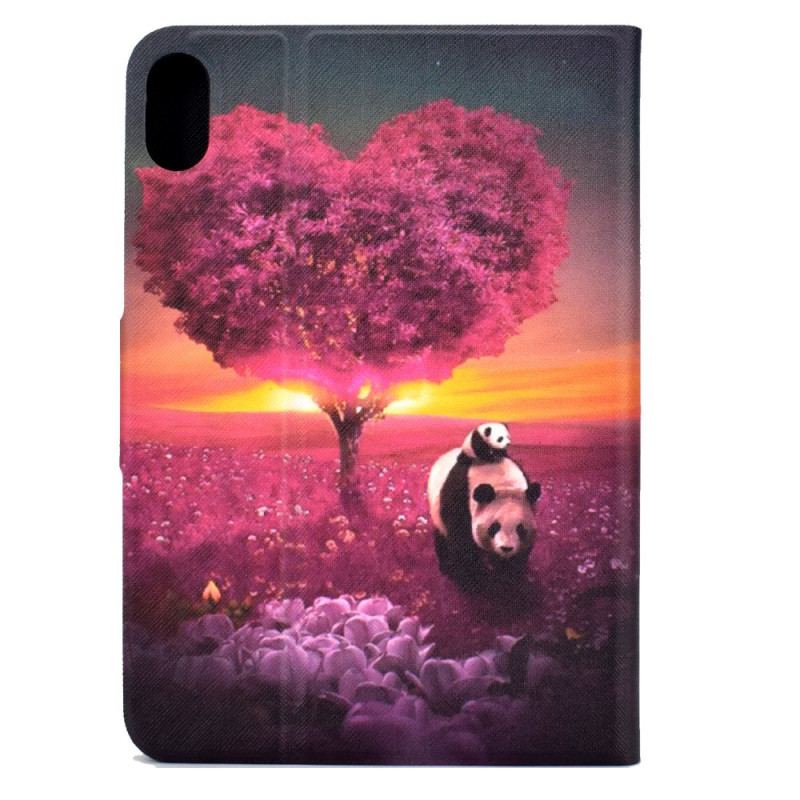 Housse iPad Mini 6 (2021) Panda Coeur