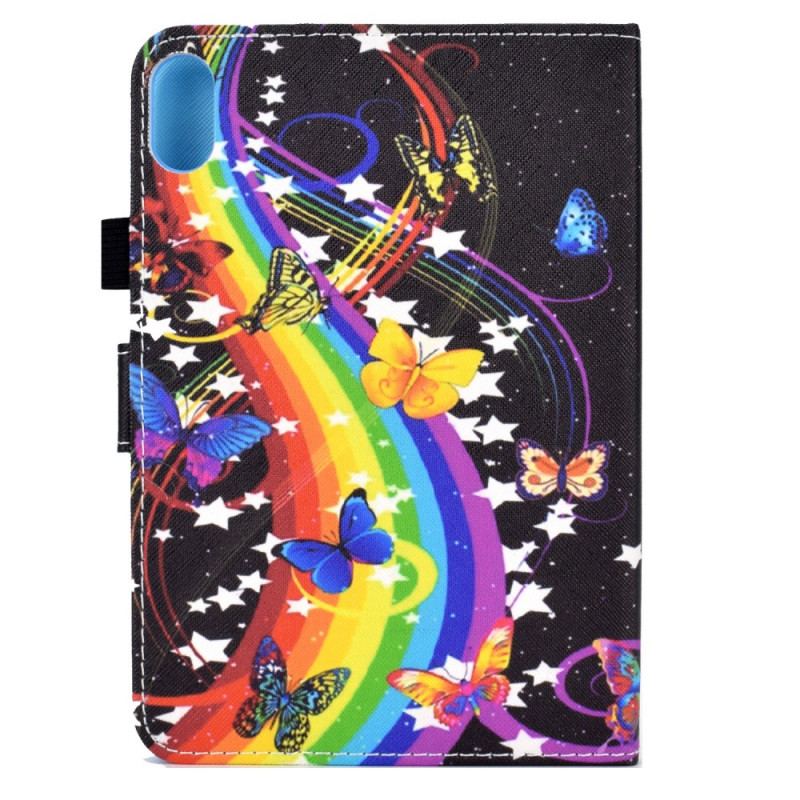 Housse iPad Mini 6 (2021) Papillons Arc-en-Ciel