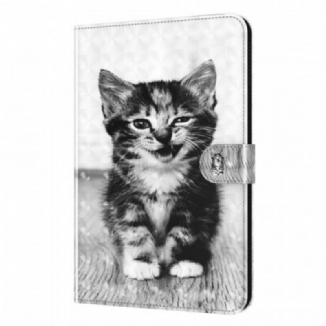 Housse iPad Mini 6 (2021) Simili Cuir Chaton