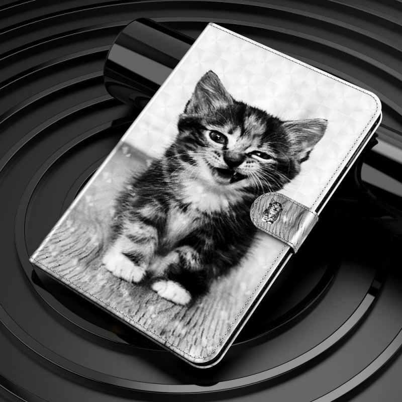 Housse iPad Mini 6 (2021) Simili Cuir Chaton