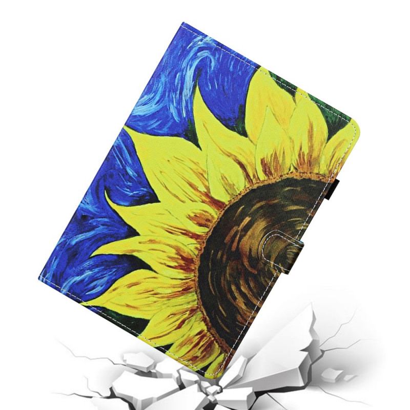 Housse iPad Mini 6 (2021) Tournesol Peint