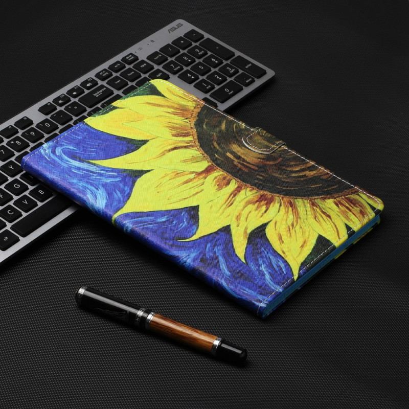 Housse iPad Mini 6 (2021) Tournesol Peint