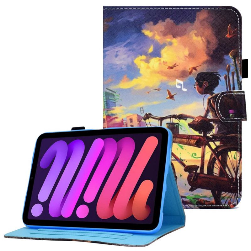 Housse iPad Mini 6 (2021) Vélo Art