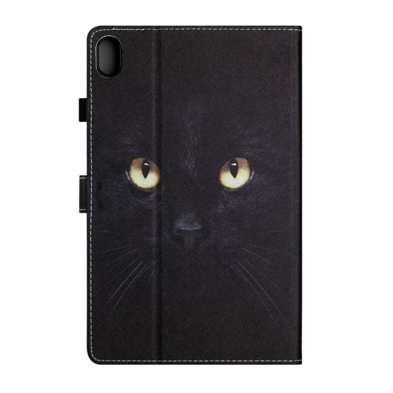 Housse iPad Mini 6 (2021) Yeux de Chat Noir