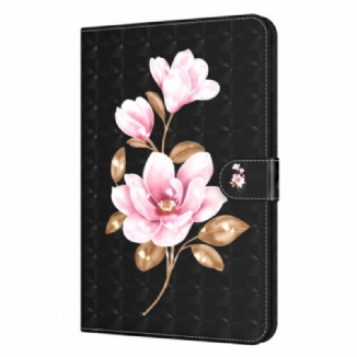 Housse Simili Cuir iPad Mini 6 (2021) Fleurs D'Arbre