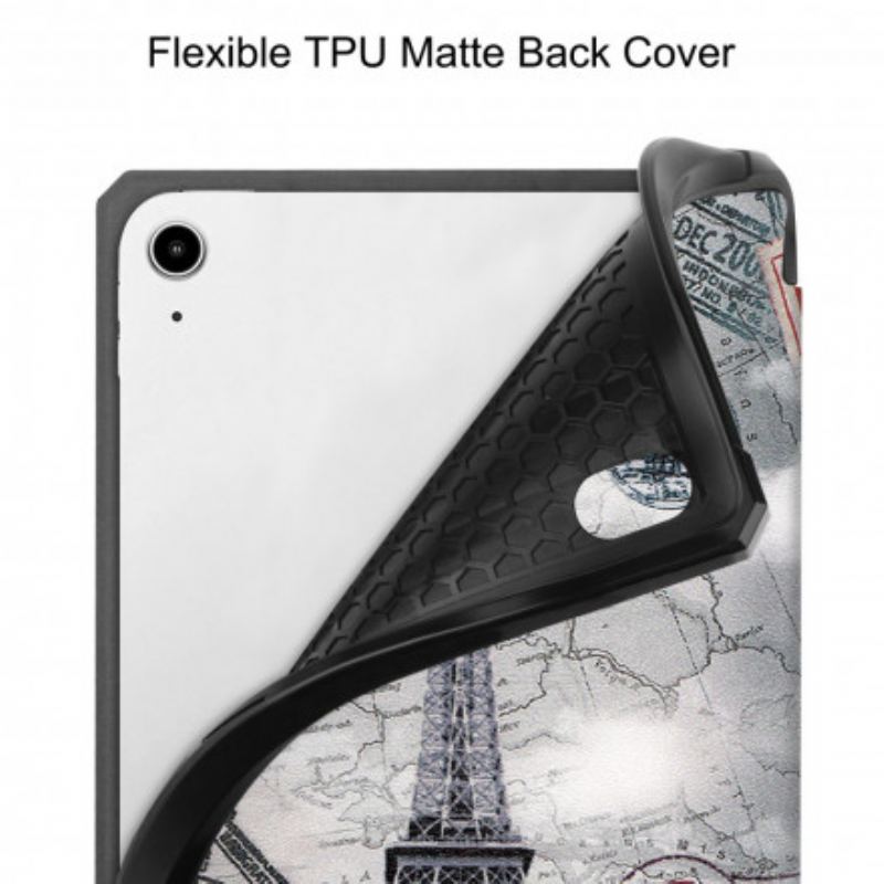 Smart Case iPad Mini 6 (2021) Porte-Stylet Tour Eiffel