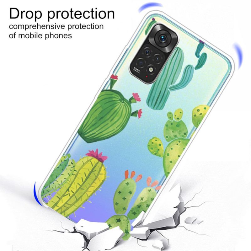 Coque Xiaomi Redmi Note 11 Pro /  Note 11 Pro 5G Cactus Aquarelle