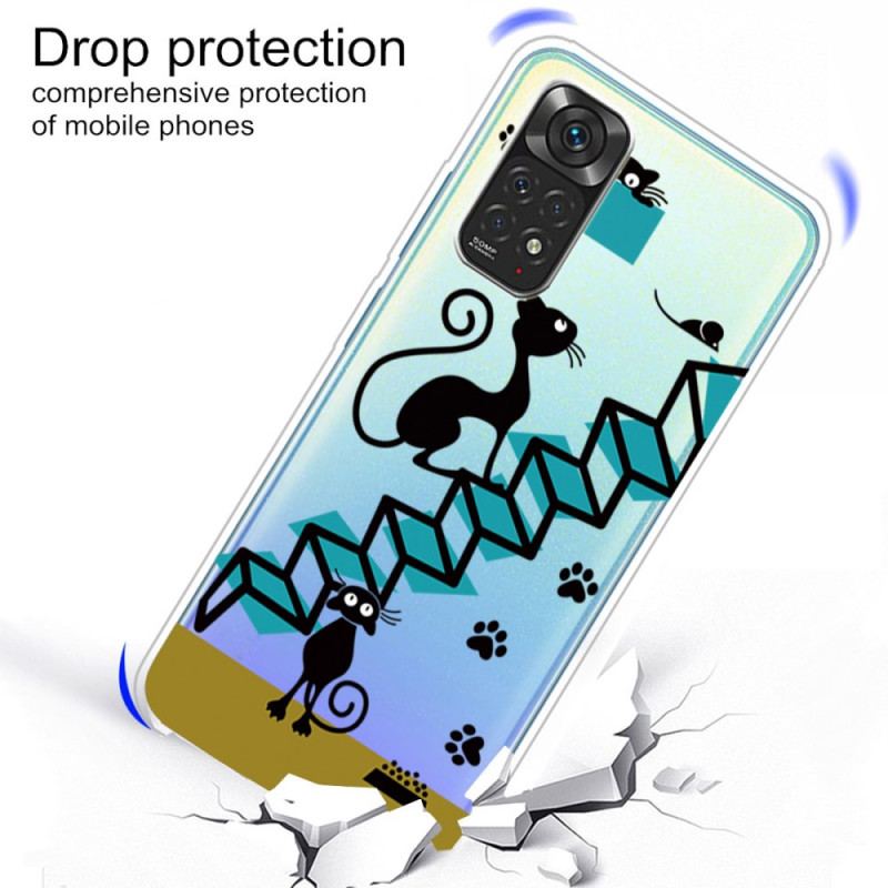 Coque Xiaomi Redmi Note 11 Pro /  Note 11 Pro 5G Drôles de Chats