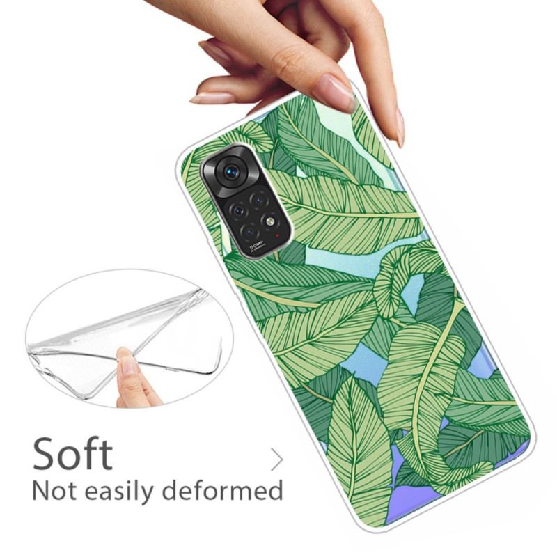 Coque Xiaomi Redmi Note 11 Pro /  Note 11 Pro 5G Feuilles Graphiques