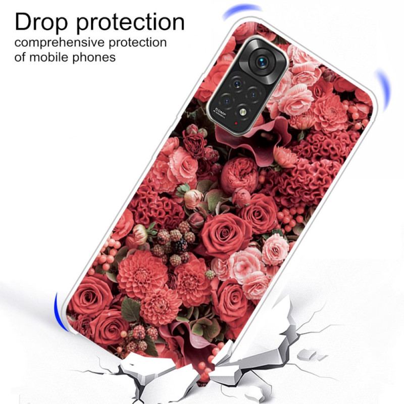 Coque Xiaomi Redmi Note 11 Pro /  Note 11 Pro 5G Fleurs Intenses