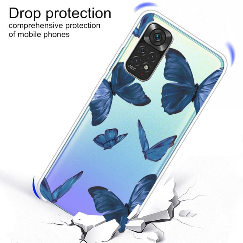 Coque Xiaomi Redmi Note 11 Pro /  Note 11 Pro 5G Papillons Sauvages