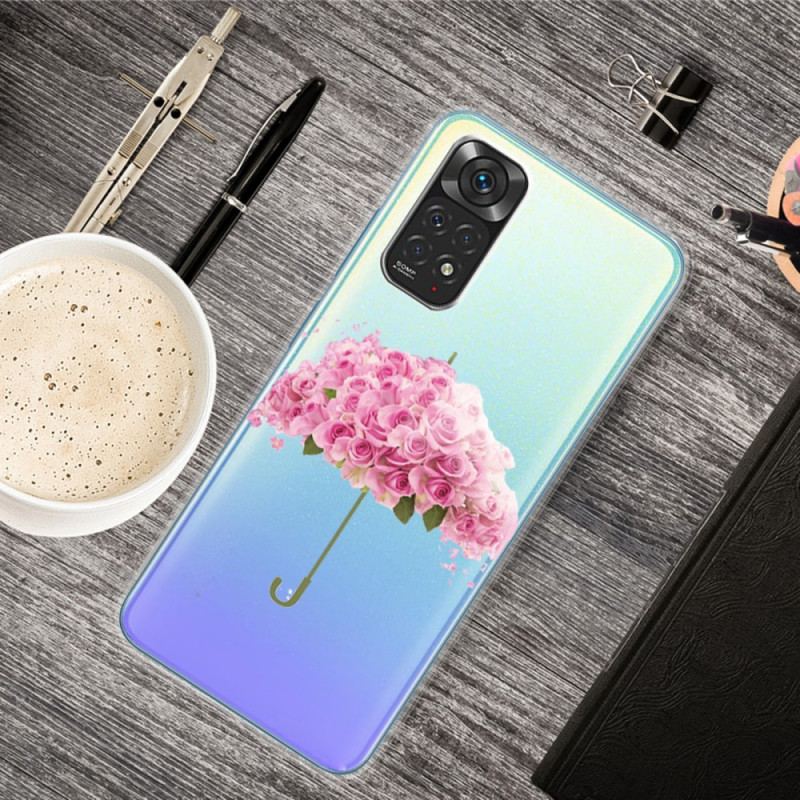 Coque Xiaomi Redmi Note 11 Pro /  Note 11 Pro 5G Parapluie en Roses