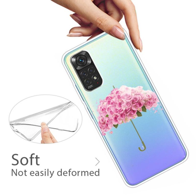 Coque Xiaomi Redmi Note 11 Pro /  Note 11 Pro 5G Parapluie en Roses