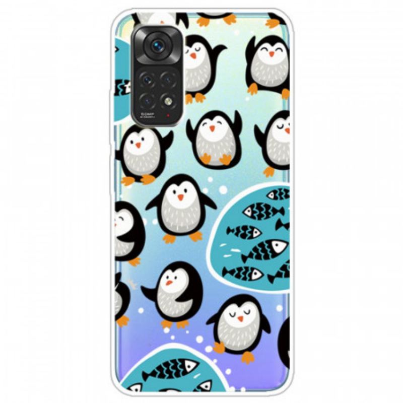 Coque Xiaomi Redmi Note 11 Pro /  Note 11 Pro 5G Pingouins et Poissons