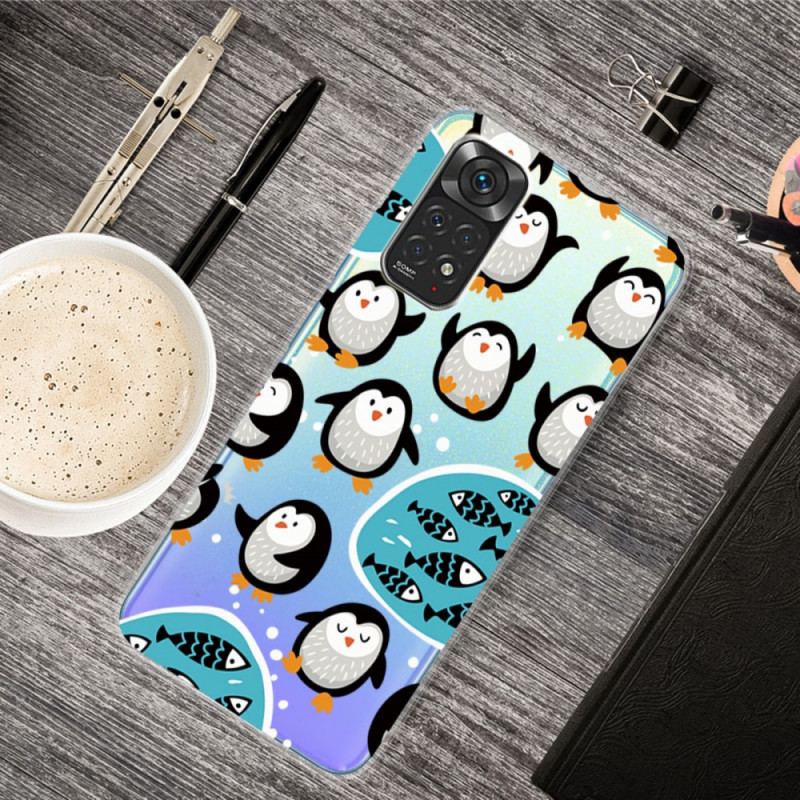 Coque Xiaomi Redmi Note 11 Pro /  Note 11 Pro 5G Pingouins et Poissons