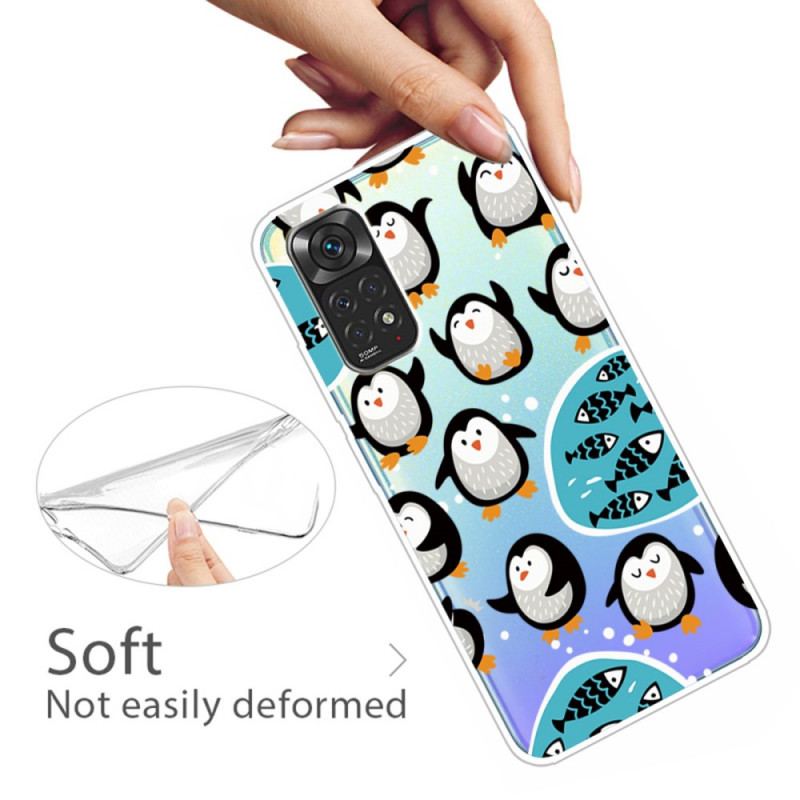 Coque Xiaomi Redmi Note 11 Pro /  Note 11 Pro 5G Pingouins et Poissons