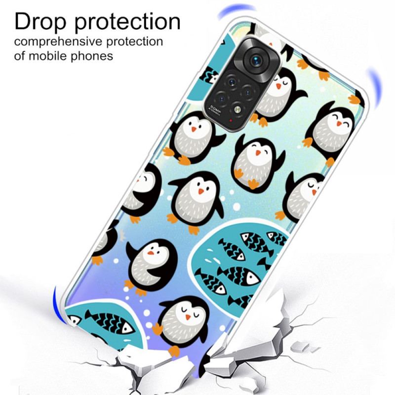 Coque Xiaomi Redmi Note 11 Pro /  Note 11 Pro 5G Pingouins et Poissons