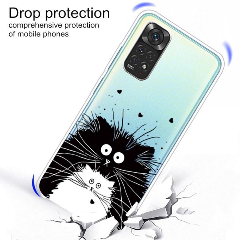 Coque Xiaomi Redmi Note 11 Pro /  Note 11 Pro 5G Regarde les Chats