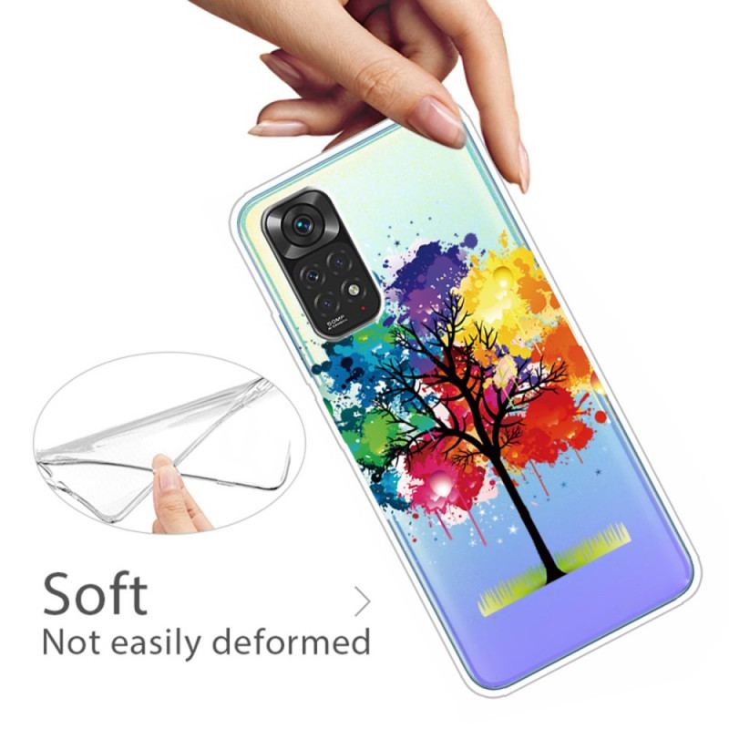 Coque Xiaomi Redmi Note 11 Pro /  Note 11 Pro 5G Transparente Arbre Aquarelle