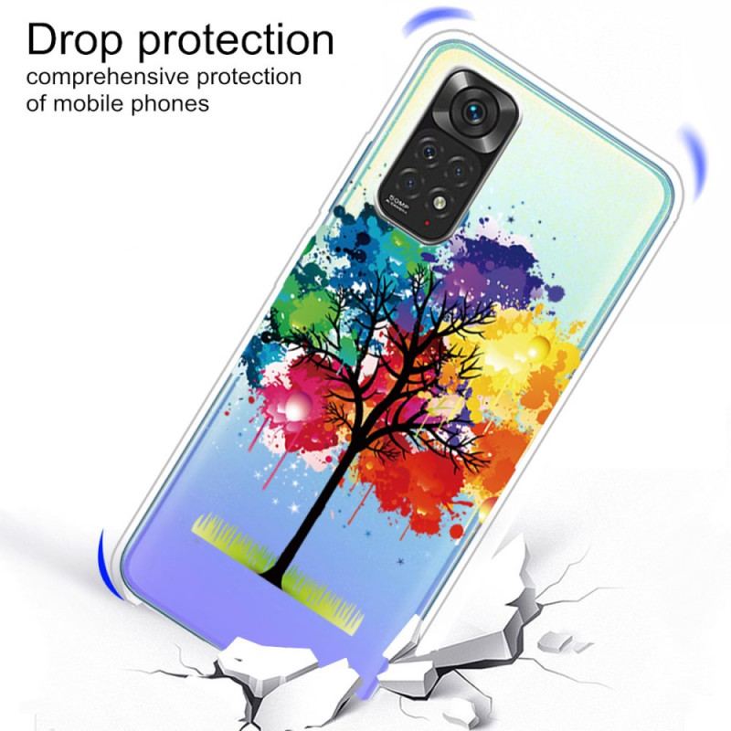 Coque Xiaomi Redmi Note 11 Pro /  Note 11 Pro 5G Transparente Arbre Aquarelle